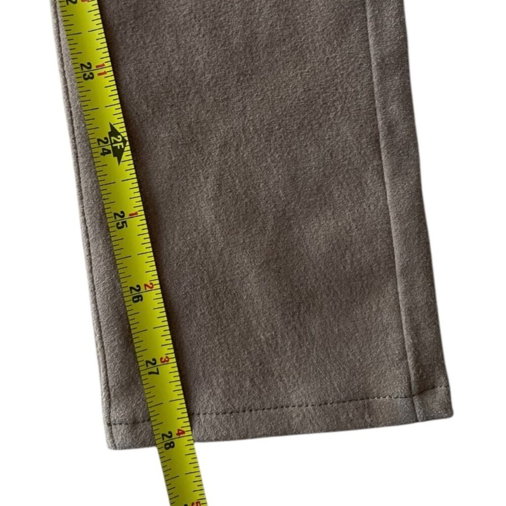 Adriano Goldschmied AG Leather Suede Legging Women's Tan Super Skinny NEW Sz. 25 - Picture 11 of 14